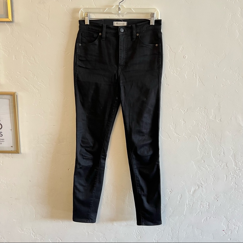 Madewell Black 10" High Rise Skinny Jeans Size 27